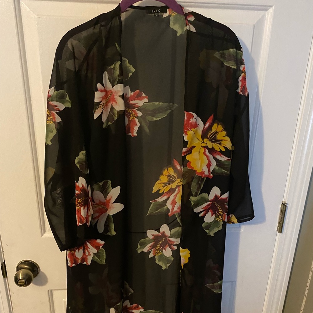 Sheer Iris cardigan